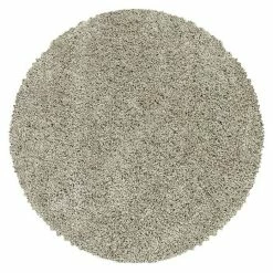 BAUHAUS Hochflorteppich Sydney 3000 Natur, Durchmesser: 200 Cm, 100% Polypropylen