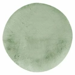 BAUHAUS Teppich Rund Happy Jade, Durchmesser: 120 Cm, 100 % Polyester (Flor)