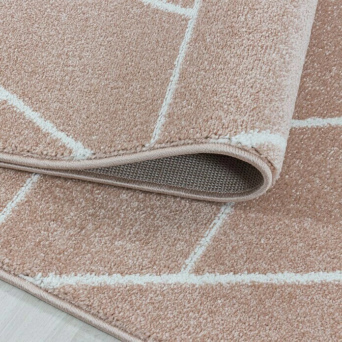 BAUHAUS Kurzflorteppich Efor 3715 Rose, 200 X 140 Cm, 100% Polypropylen 6 BAUHAUS Kurzflorteppich Efor 3715 Rose, 200 X 140 Cm, 100% Polypropylen – Bild 4