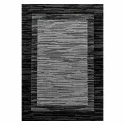 BAUHAUS Kurzflorteppich Base 2820 Schwarz, 100 X 60 Cm, 100% Polypropylen