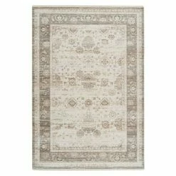 BAUHAUS Kayoom Kurzflorteppich Baroque 1000 Beige, 150 X 80 Cm, 100 % Polyester