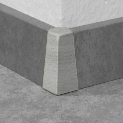 BAUHAUS LOGOCLIC Außenecke K40 C Buche Grau, 2 Stk., Passend Für: LOGOCLIC Sockelleiste K40 C