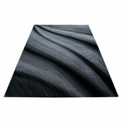 BAUHAUS Kurzflorteppich Miami 6630 Schwarz, 290 X 200 Cm, 100% Polypropylen