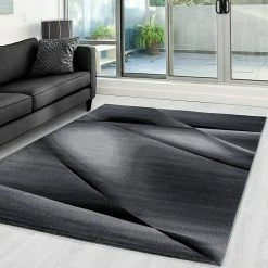 BAUHAUS Kurzflorteppich Miami 6590 Schwarz, 290 X 200 Cm, 100% Polypropylen -Bodenfliesen Verkäufe 12 3470