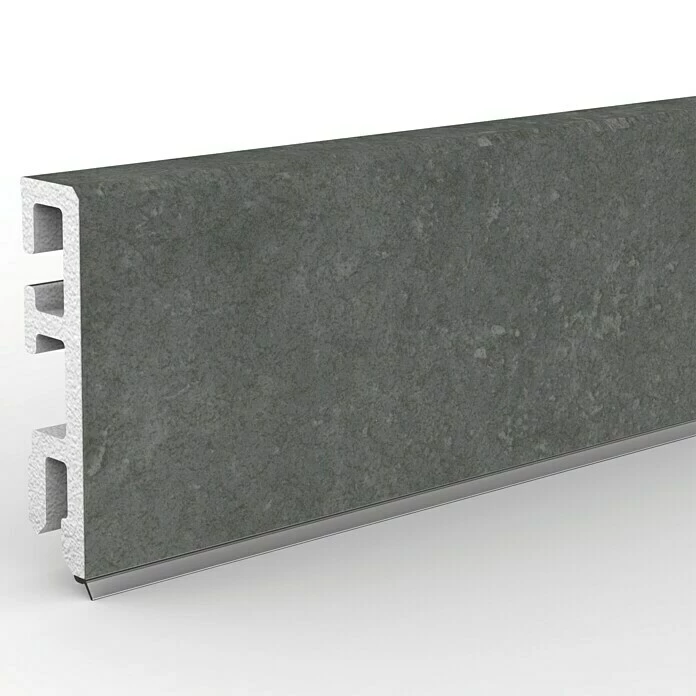 BAUHAUS Sockelleiste Cubica 60 Cannstatt 2,5 M X 13 Mm X 60 Mm, Gerade 3 BAUHAUS Sockelleiste Cubica 60 Cannstatt 2,5 M X 13 Mm X 60 Mm, Gerade