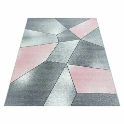 BAUHAUS Kurzflorteppich Beta 1120 Pink, 290 X 200 Cm, 100% Polypropylen