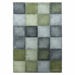 BAUHAUS Kurzflorteppich Ottawa 4202 Grün, 150 X 80 Cm, 100% Polypropylen