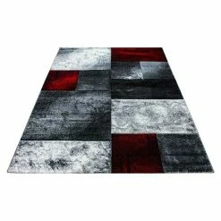 BAUHAUS Kurzflorteppich Hawaii 1710 Rot, 150 X 80 Cm, 100% Polypropylen