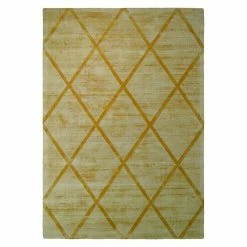 BAUHAUS Kayoom Kurzflorteppich Luxury 210 Gelb, 230 X 160 Cm, 100 % Viskose