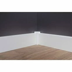 BAUHAUS Sockelleiste Weiß, 2,4 M X 16 Mm X 50 Mm, Gerade -Bodenfliesen Verkäufe 12 359