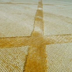 BAUHAUS Kayoom Kurzflorteppich Luxury 210 Gelb, 230 X 160 Cm, 100 % Viskose -Bodenfliesen Verkäufe 12 3591