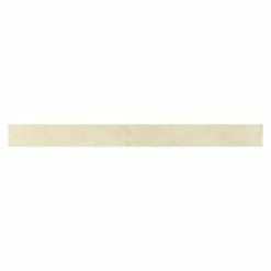 BAUHAUS Sockelfliese Premium Marble 7 X 80 Cm, Beige, Glänzend
