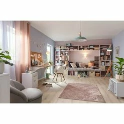 BAUHAUS Kayoom Kurzflorteppich Monroe III Rosa, 290 X 200 Cm, 100 % Polyester -Bodenfliesen Verkäufe 12 3613