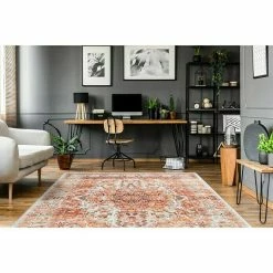 BAUHAUS Kayoom Flachgewebeteppich Galaxy Orange, 290 X 200 Cm, 100 % Polyester -Bodenfliesen Verkäufe 12 3626