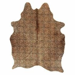 BAUHAUS Esbeco Deko-Kuhfell Leopard, 100 % Echtfell, Fläche Ca.: 3 M² - 4 M²