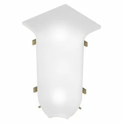 BAUHAUS LOGOCLIC Innenecke Weiß, 2 Stk., Geeignet Für: Kabelkanal-Sockelleisten