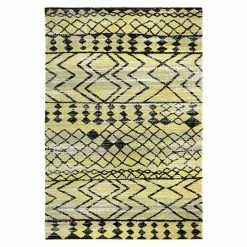 BAUHAUS Outdoor-Teppich Bonnie Gelb, 230 X 160 Cm, 100 % Polypropylen