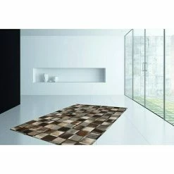 BAUHAUS Kayoom Echtlederteppich Eclipse 410 Grau, 150 X 80 Cm, 100 % Leder -Bodenfliesen Verkäufe 12 3730
