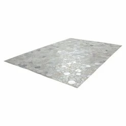 BAUHAUS Kayoom Echtlederteppich Dazzle 200 Grau/Silber, L X B: 170 X 120 Cm, 100 % Leder -Bodenfliesen Verkäufe 12 3754
