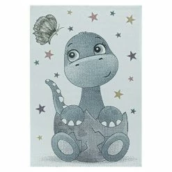 BAUHAUS Kurzflorteppich Funny 2106 Blau, 290 X 200 Cm, 100% Polypropylen