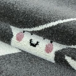 BAUHAUS Kurzflorteppich Kids 0610 Grau, 150 X 80 Cm, 100% Polypropylen -Bodenfliesen Verkäufe 12 3810