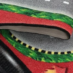 BAUHAUS Kurzflorteppich Play 2907 Rot, 200 X 140 Cm, 100% Polyamide -Bodenfliesen Verkäufe 12 3819