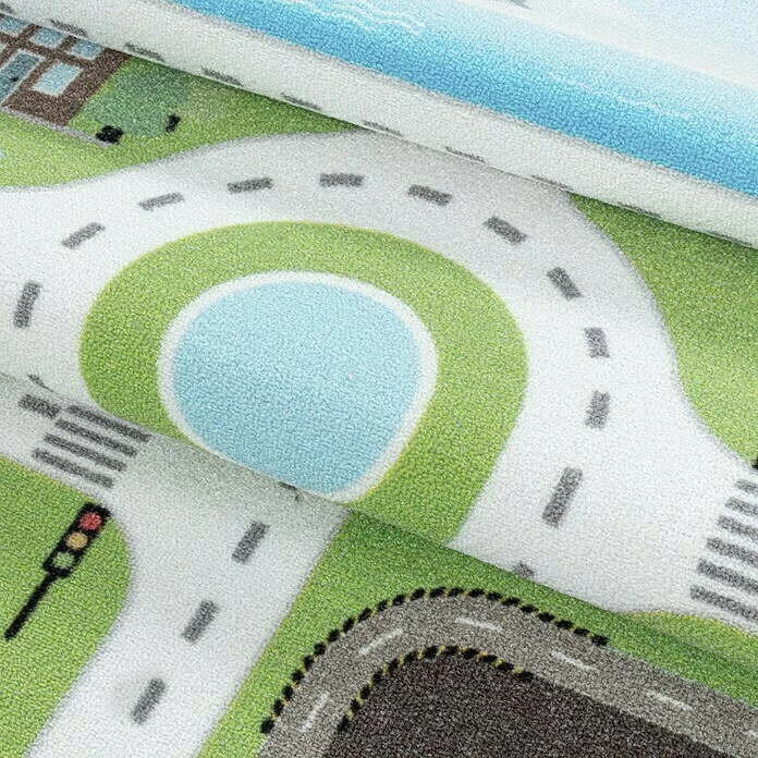 BAUHAUS Kurzflorteppich Play 2902 Grün, 200 X 140 Cm, 100% Polyamide 8 BAUHAUS Kurzflorteppich Play 2902 Grün, 200 X 140 Cm, 100% Polyamide – Bild 6