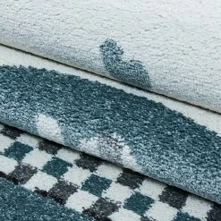 BAUHAUS Kurzflorteppich Kids 0570 Blau, 230 X 160 Cm, 100% Polypropylen -Bodenfliesen Verkäufe 12 3899