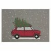 BAUHAUS Fußmatte Christmas Car Bunt, 40 X 60 Cm, 100 % Polyester