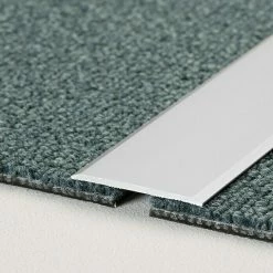 BAUHAUS LOGOCLIC Übergangsprofil 115 Silber, 1 M X 40 Mm X 2 Mm, Montageart: Kleben