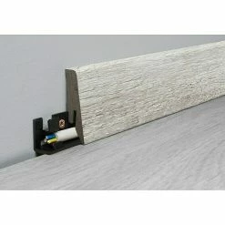 BAUHAUS LOGOCLIC Aquaprotect Sockelleiste K58 Milkyway 2,6 M X 18 Mm X 58 Mm, Gerade