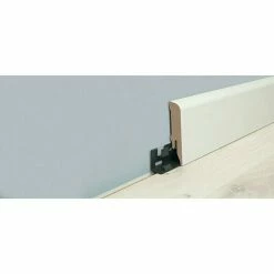 BAUHAUS LOGOCLIC Sockelleiste Weiß 2,6 M X 17 Mm X 70 Mm, Gerundet