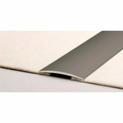 BAUHAUS LOGOCLIC Übergangsprofil 134 Edelstahl Matt, 1 M X 60 Mm X 5 Mm, Montageart: Kleben