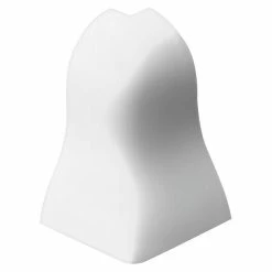 BAUHAUS LOGOCLIC Außenecke K40 Weiß, 2 Stk., Geeignet Für: Sockelleiste K40