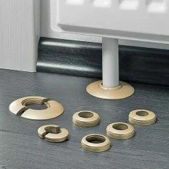 BAUHAUS LOGOCLIC Rohrrosette Buche, 2 Stk., Kunststoff