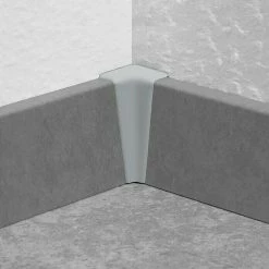 BAUHAUS LOGOCLIC Innenecke K40 C Grau, 2 Stk., Passend Für: LOGOCLIC Sockelleiste K40 C