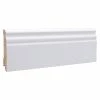 BAUHAUS Sockelleiste Weiß, 2,4 M X 16 Mm X 70 Mm, Profiliert -Bodenfliesen Verkäufe 12 603