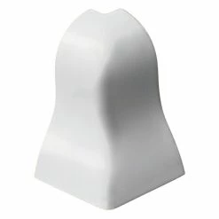 BAUHAUS LOGOCLIC Außenecke K40 Chrom, 2 Stk., Geeignet Für: Sockelleiste K40