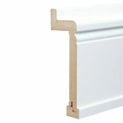 BAUHAUS Rohrabdeckleiste Weiß, 2,5 M X 68 Mm X 190 Mm, Profiliert