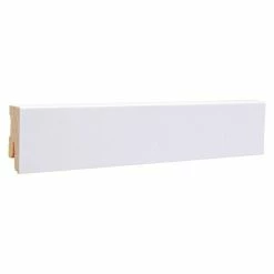 BAUHAUS Sockelleiste Weiß, 2,4 M X 16 Mm X 40 Mm, Gerade