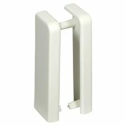 BAUHAUS Profiles And More Endkappe FU51L/KU51L Weiß, 2 Stk.