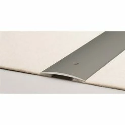 BAUHAUS LOGOCLIC Übergangsprofil 134 Edelstahl Matt, 1 M X 60 Mm X 5 Mm, Montageart: Schrauben