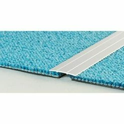 BAUHAUS LOGOCLIC Übergangsprofil 132 Silber, 1 M X 38 Mm X 2,5 Mm, Montageart: Kleben