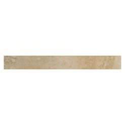 BAUHAUS Sockelfliese Premium Marble 7 X 60 Cm, Beige/Braun, Glänzend