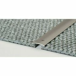 BAUHAUS LOGOCLIC Übergangsprofil 130 Edelstahl Matt, 1 M X 30 Mm X 3,9 Mm, Montageart: Schrauben