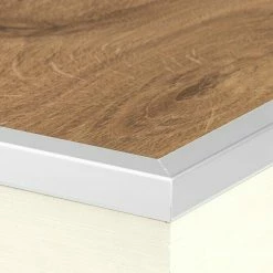 BAUHAUS LOGOCLIC Winkelprofil 277 Silber, 2,7 M X 15 Mm X 15 Mm, Montageart: Kleben