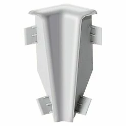 BAUHAUS LOGOCLIC Innenecke K58 Silber, 2 Stk., Geeignet Für: Sockelleiste K58 C