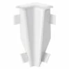 BAUHAUS LOGOCLIC Innenecke K50 Weiß, 2 Stk., Passend Für: LOGOCLIC Sockelleiste K50 -Bodenfliesen Verkäufe 12 955