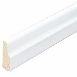 BAUHAUS Profiles And More Sockelleiste 2,4 M X 0,7 Cm X 2,3 Cm, Kiefer, Lackiert