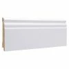 BAUHAUS Sockelleiste Weiß, 2,4 M X 16 Mm X 80 Mm, Profiliert -Bodenfliesen Verkäufe 12 980